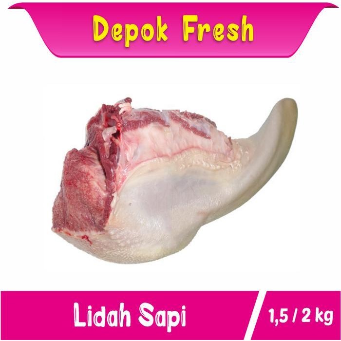 Lidah Sapi Lokal Segar / DagingSapi Fresh