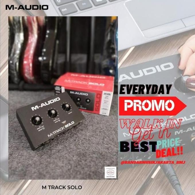 M-Audio M-Track Solo Mtrack ,Bmj