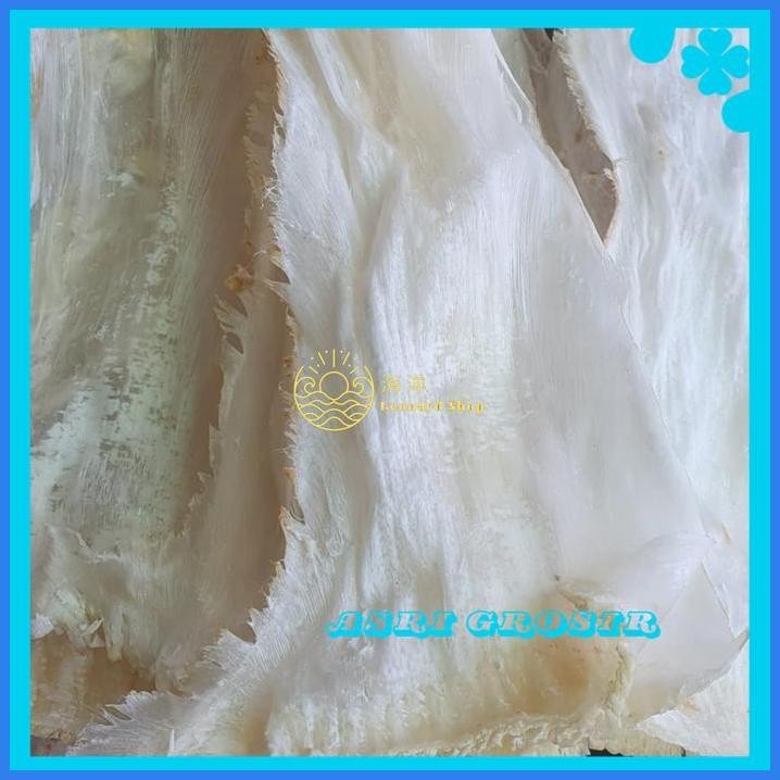 HISIT KERING UTUH SUPER 200GM JUMBO BESAR FULL SIRIP KRITING BAHAN SUP SIRIP IKAN HIU COCOK MASAKAN 