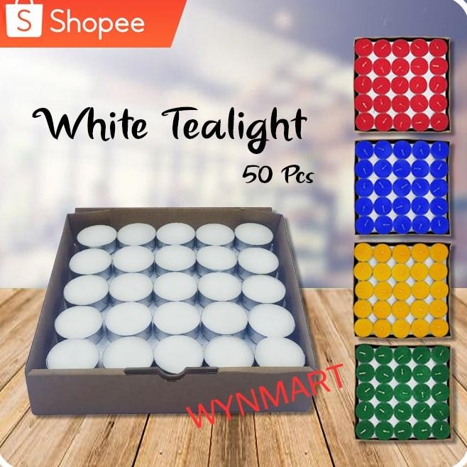 Lilin Tealht Lilin Aromaterapi Lilin Kaleng Isi 50 Pcs