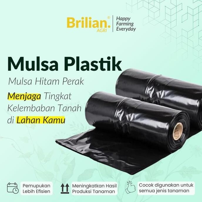 PLASTIK MULSA PERAK 1ROLL 9KG LEBAR 120CM PANJANG 280METER / PLASTIK PERTANIAN / PLASTIK HAMA / MULS