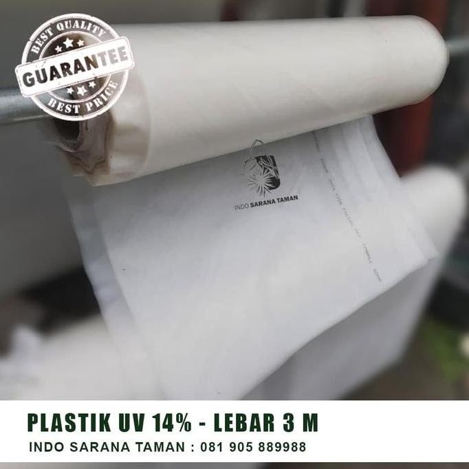 PLASTIK UV 14% LEBAR 3m Plastik UV Green House / Hidroponik UV Net SRA