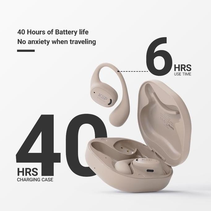 Kiip Wireless Dth5 Bluetooth Headset Headphone Earphone Earhook  Tws