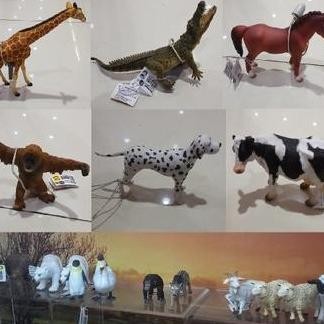 Sale Mainan: Collecta Animal Sheep/Cow / Lion/Orang Utan/Elephant