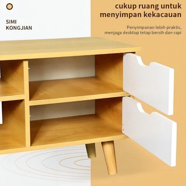 E-TIFE Meja Tv 120CM / 140CM Meja TV Murah Meja TV Kayu Rak Tv Lemari TV Kabinet Tv