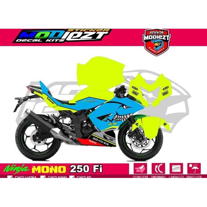 DECAL NINJA MONO 250 FREE STIKER Original
