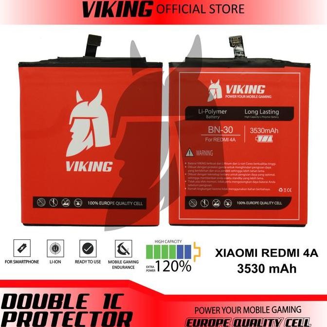 Viking Baterai Redmi 4A Bn30 Double Power