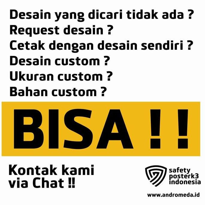 Safety Poster K3 Keselamatan Kerja UU no.1_Hijau_60x80 cm