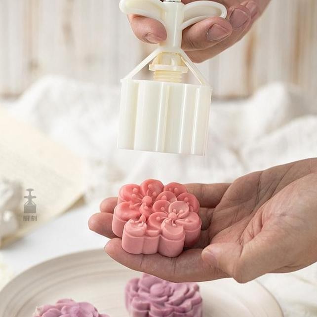 (30GR) CETAKAN NASTAR CETAKAN MOONCAKE MINI CETAKAN BUNGA 30GR