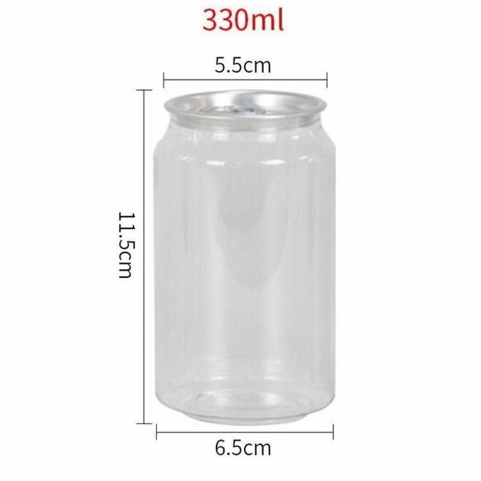 Plastik PET Can 330ml Kaleng Segel Alumunium Minuman Cafe
