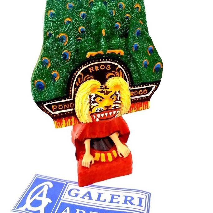 Miniatur barongan reog ponorogo/patung reog /Hiasan/pajangan