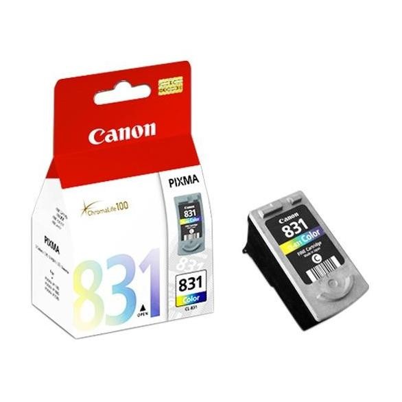 DF206>> Canon Tinta Original CL-831 Color untuk Printer Canon Pixma iP1880/1980/2580/2680, MP145/198