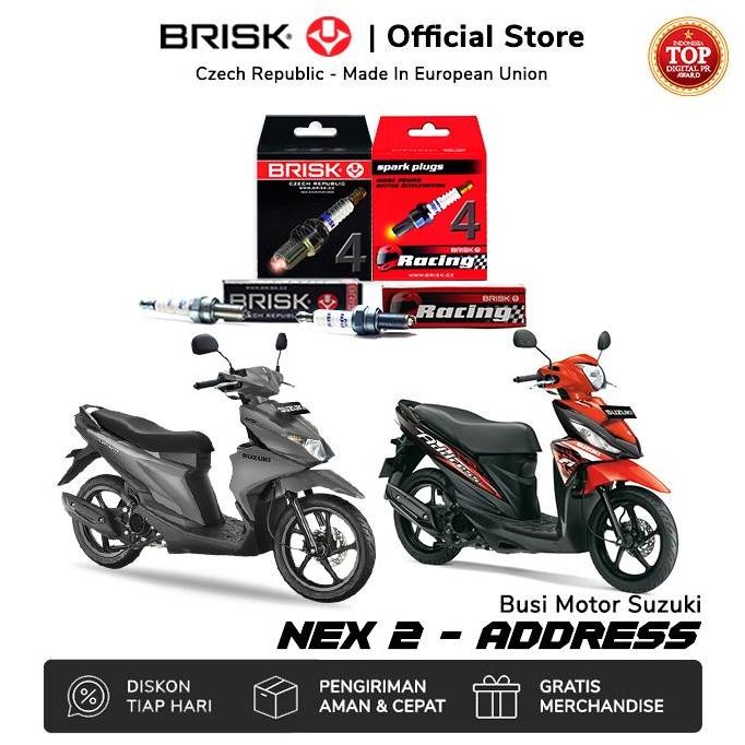 DI65 - Busi Motor Suzuki NEX 2 Address BRISK