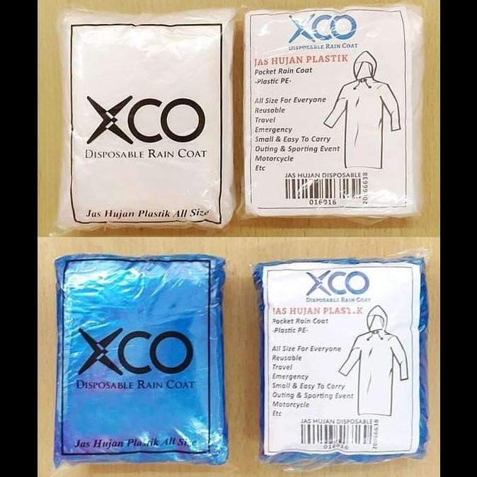 jas hujan plastik xco - jas hujan plastik murni - jas hujan plastik