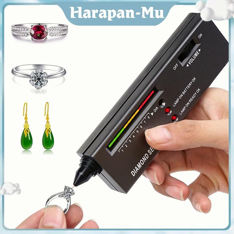 UGNDA Alat Deteksi Berlian Diamond Gemstone Alat Tester Batu Mulia Alat Ukur Kekerasan Batu Berlian 