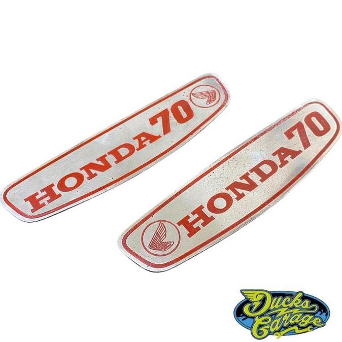 Emblem Decal Plat Tangki Tanki Honda Pispot C70 Premium