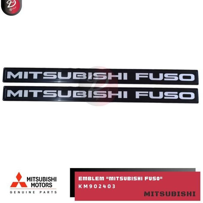 Emblem Mitsubishi Fuso Ps190 Ps220 Fm517 Km902403 Original Asli Mitsubishi 100% Genuine Parts Ready