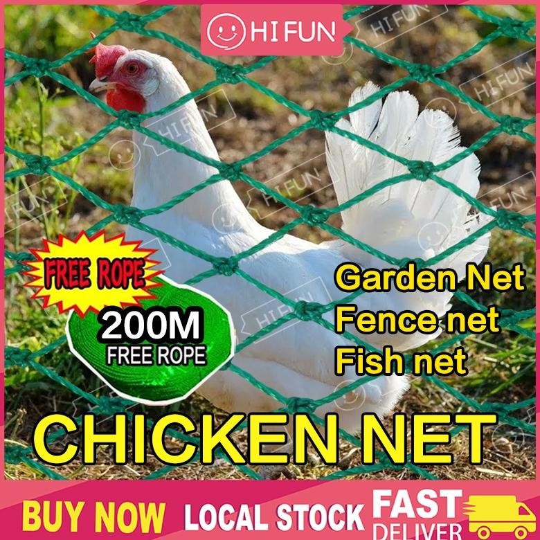 SENHA Jaring nilon JARING PAGAR AYAM JARING AYAM  JARING PAGAR PETANI Jaring Kebun JARING KANDANG  J