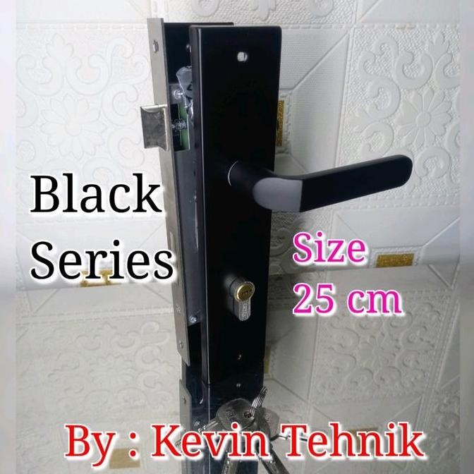 Handle Pintu Besar BLACK, Kunci Pintu Rumah HITAM, Kunci Pintu Besar BEST QUALITY