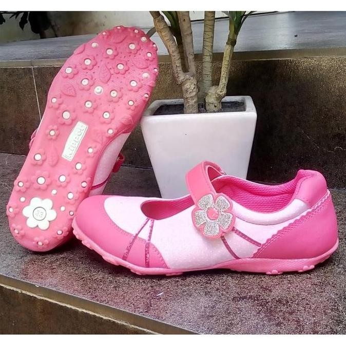 Sepatu Anak Perempuan Flat shoes KIPPER tipe Mercy pink YAN