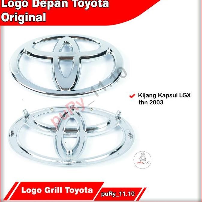 Emblem Logo Grill Depan Kijang Kapsul Lgx 2003 Ori Forsale