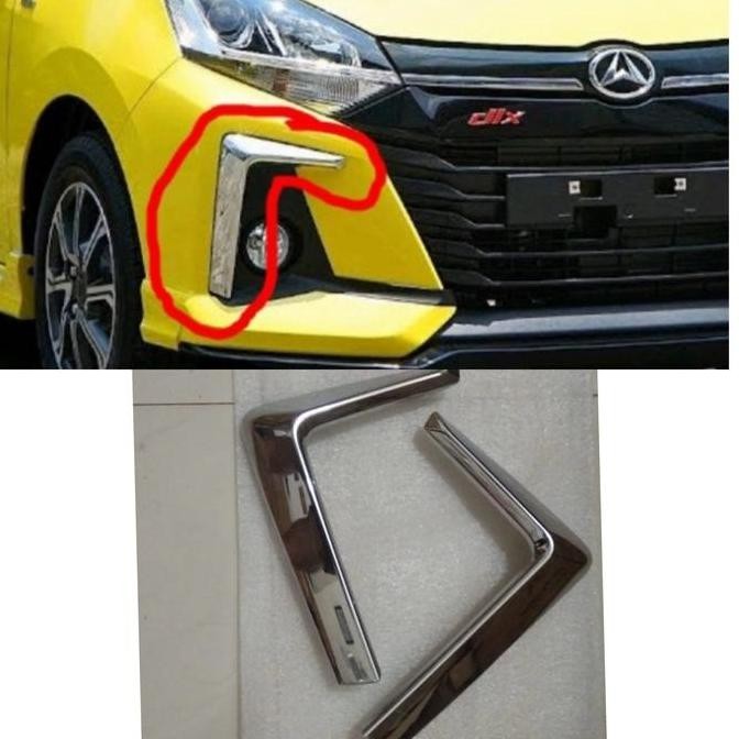 list chrom cover foglamp ayla 2020 original HIGH QUALITY