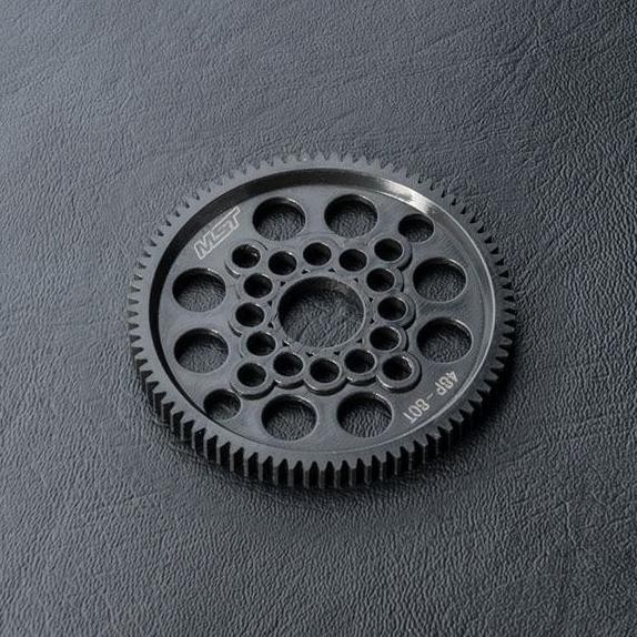 MST 48P SPUR GEAR 80T (BLACK) #148080BK HIGH QUALITY