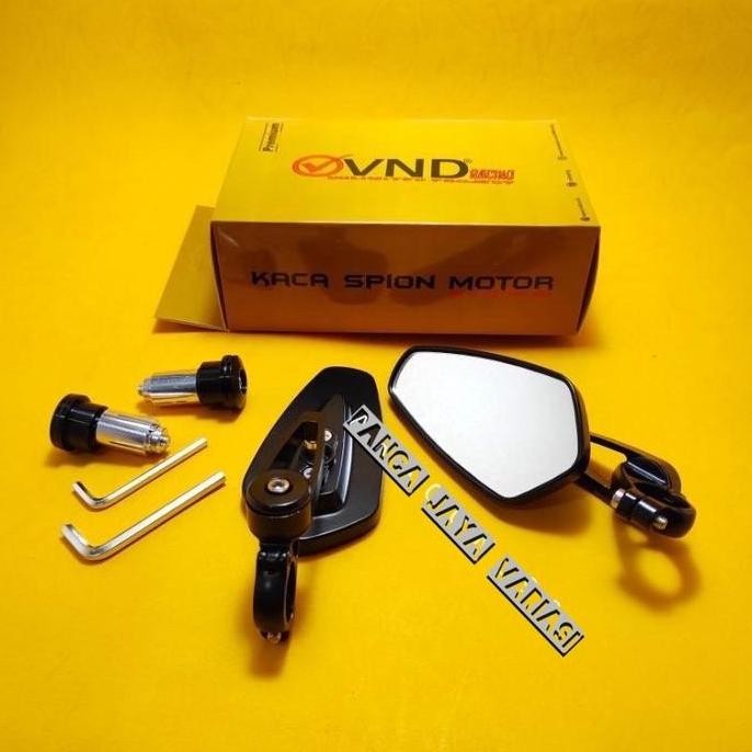 Spion Jalu Stang Spion Bar End Oval VND Universal Nmax,Aerox,Pcx,Vario,Beat,Mio,Vespa,W175,Xabre,Vix