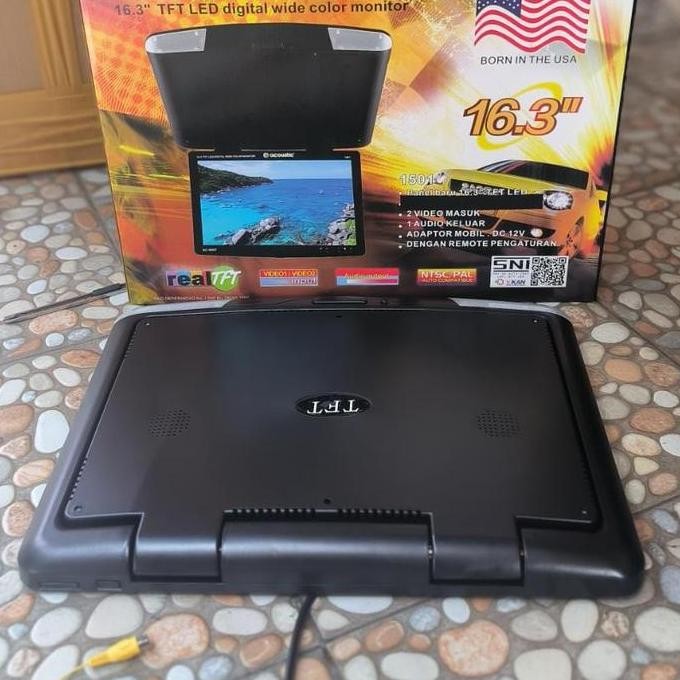 Tv Plafon Led Acoustic 16 Inch Bukan 15 Inc - Tv Roof Mobil Acoustic