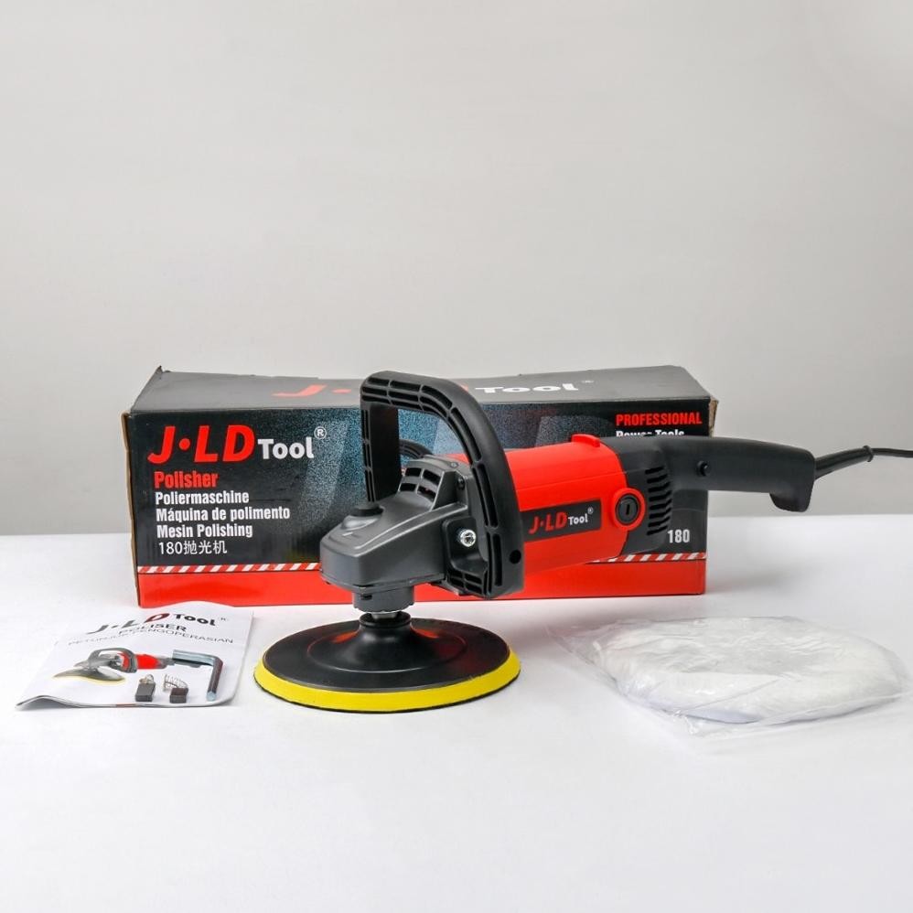 JLD 7" Angle Polisher  Mega Polish mobil Mantap  All-in-One  Rotary Buffer Master Copper Motor Mesin