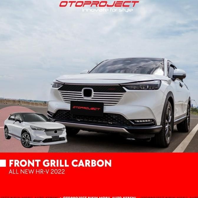 Otoproject - Front Grill A.N Hrv 2022 Mugen Carbon | Grill Depan Hrv 2022