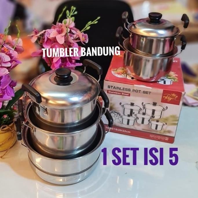 panci set Panci stainless panci serbaguna Panci sayur panci bandung fif