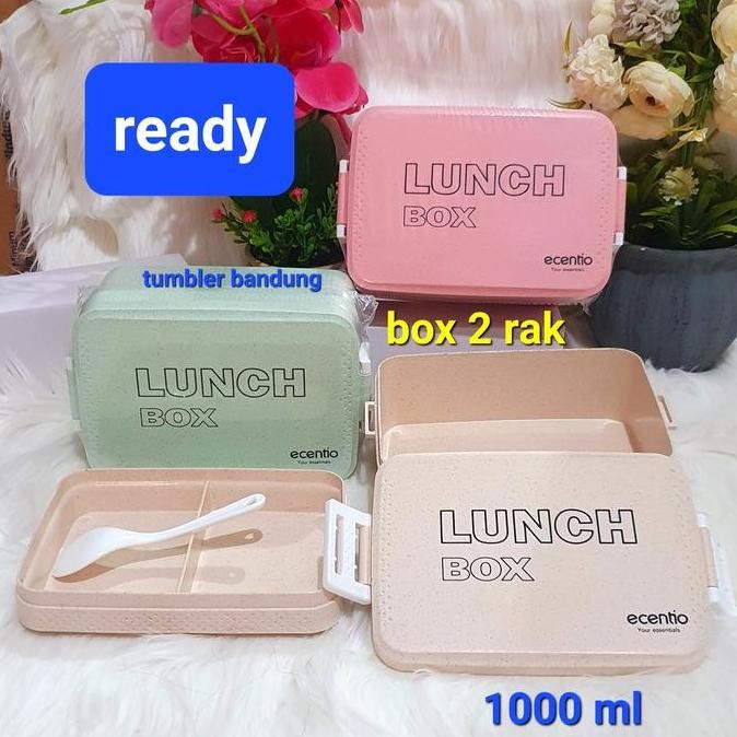 lunch box ecentio tempat makan Ecentio esentio bekal anak bandung fif
