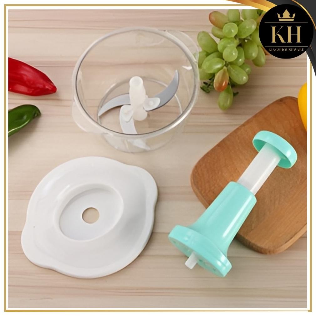 Special KH- BLENDER PRESS MANUAL  3 mata pisau/ CHOPPER TEKAN / ALAT PENGGILING DAGING BUAH DAN SAYU