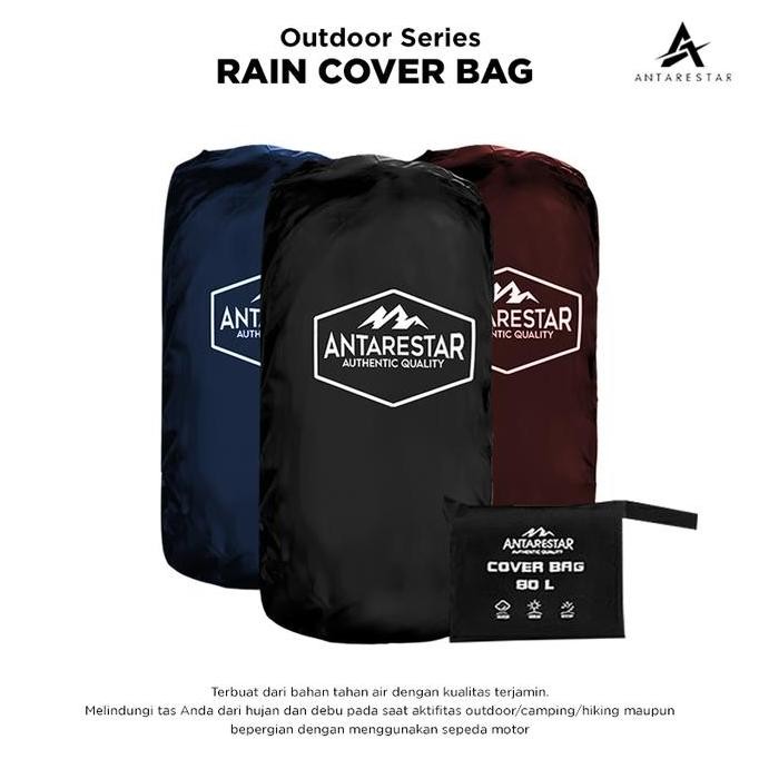 Rain Cover Bag Pelindung Tas Cover Antarestar Antarestar 60L