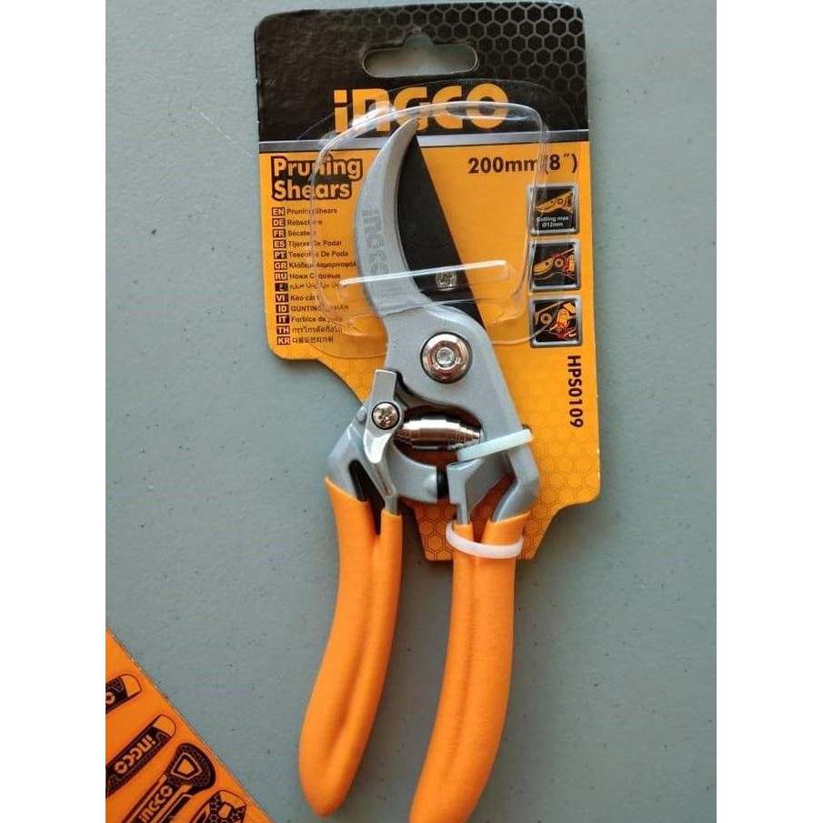 Dahan Bunga - Pruning Shears 8Inch ABS - INGCO HPS0109