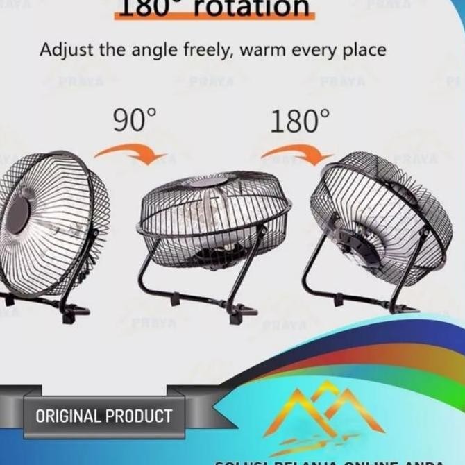 Mini Heater Metal Alat Penghangat Pemanas Ruangan Elektrik Portable