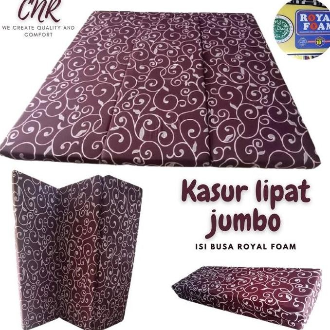 Kasur lipat, kasur busa lipat/matras lipat 3 jumbo busa ROYAL Foam