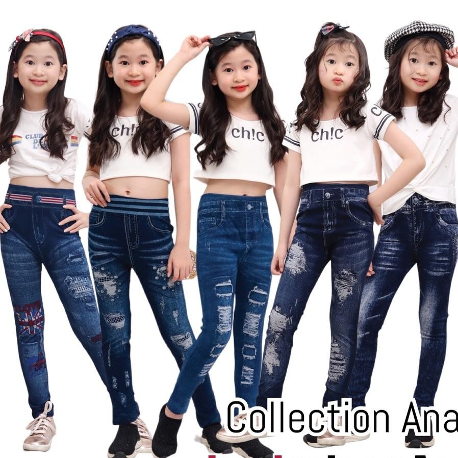 Legging Jeans Anak Legging Anak Legging Jeans Koleksi Legging Jeans Anak