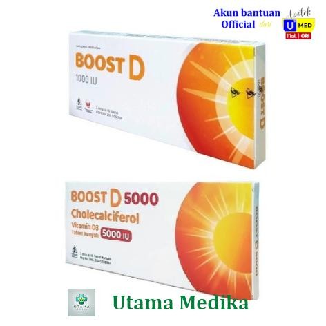 Boost D 1000 IU / 5000 IU Box isi 30 tablet