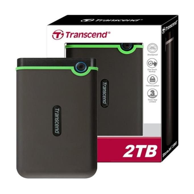 HDD EXT TRANSCEND 2TB / HARDISK EXTERNAL TRANSCEND 2 TB / HARDDISK EXT