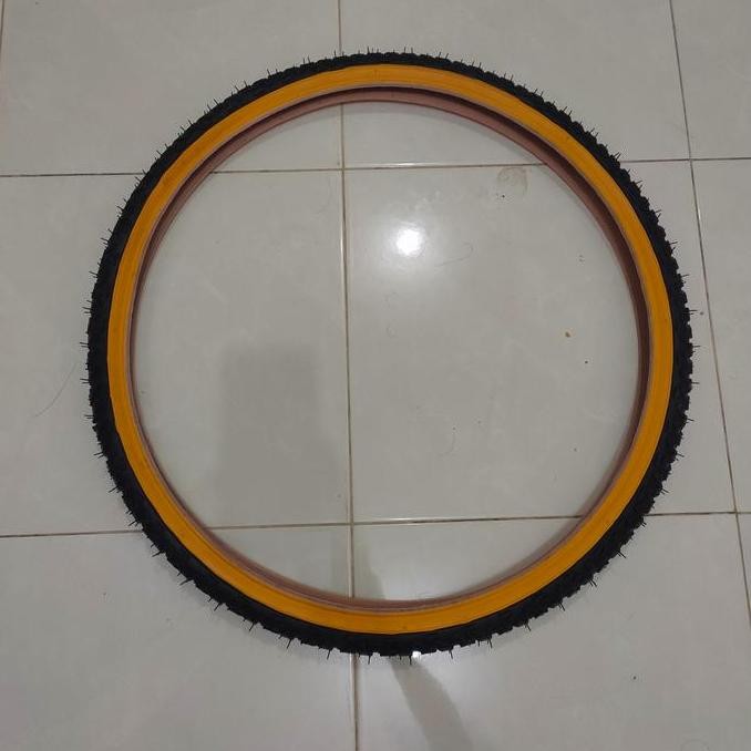 Ban Luar Sepeda Mtb Federal 26 X 1.95 Lucky Stone Lis Coklat Tanwall Hemat