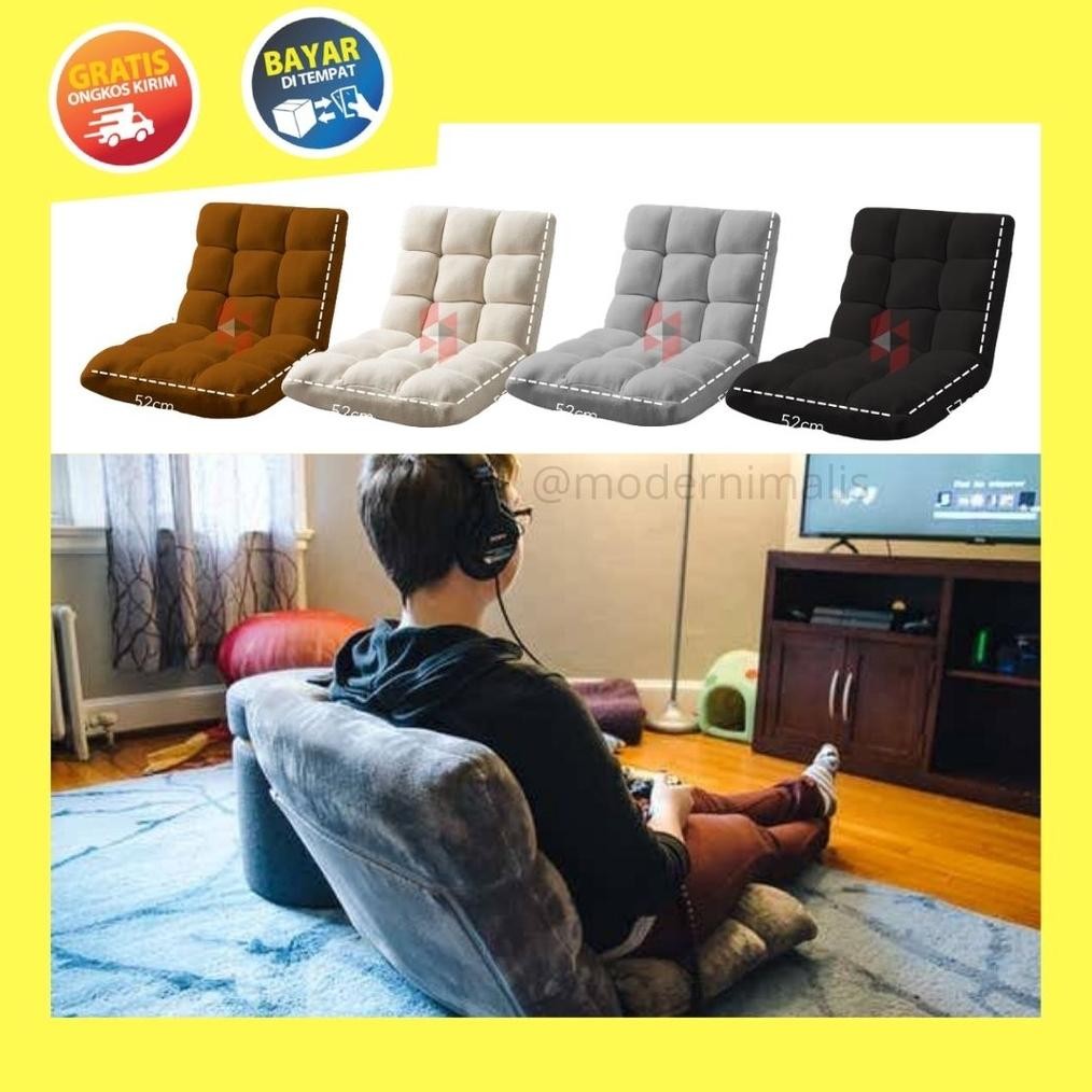 LEGOLANT- Kursi Jepang Ruang Tamu Rumah Jepang Lipat Portable Kursi Lesehan Sandaran Santai Sandar K