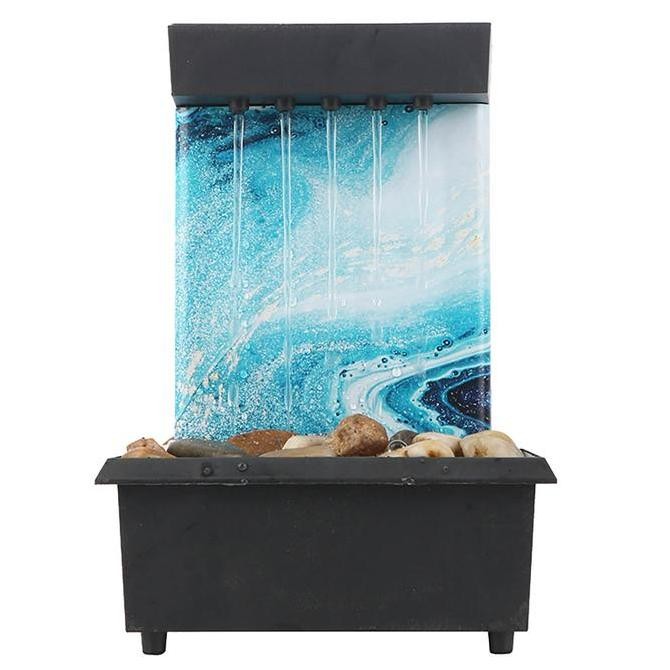 4 gaya dekorasi Desktop air mancur dalam ruangan air terjun mengalir