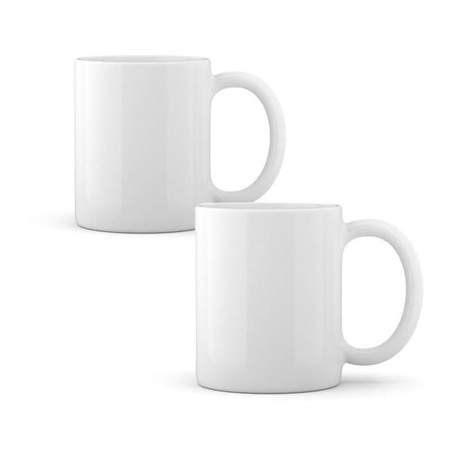 Mug Keramik Polos, Mug Polos Coating, Mug Polos Putih Bening, Gelas Polos Putih, Mug Gelas Teh, Kopi