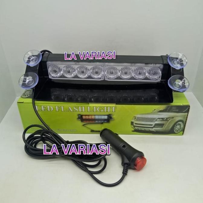 DY107 >> Lampu Led Strobo Dashboard Mobil - Strobo Led Dasboard Mobil 12v