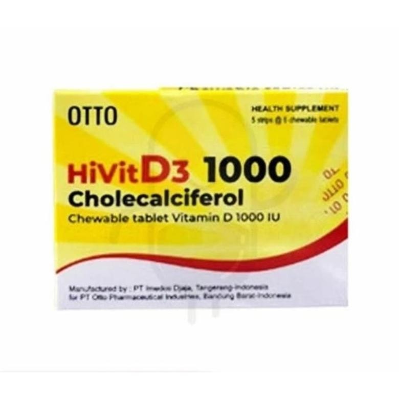 Hivit D3 1000 IU Suplemen Vitamin D3 1000 IU