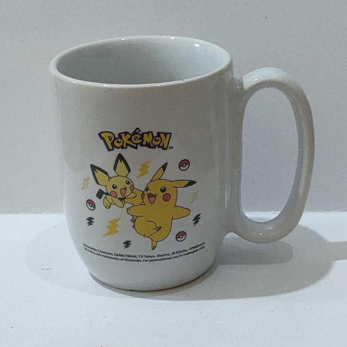 Mug Gelas Pokemon Pikachu X Good Day Original