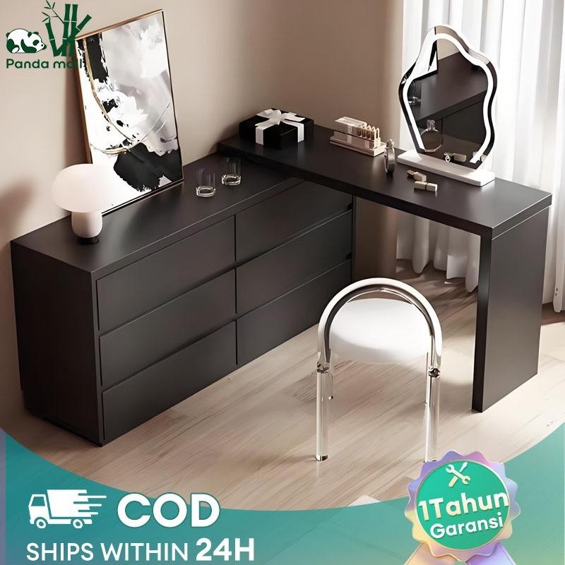 Meja Rias Dapat Rentangkan Meja Rias Meja Kamar Lemari Laci Bedside Table Lemari Kecil Minimalis