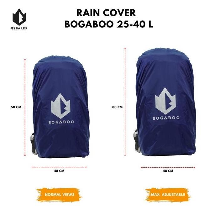 DF345>> rain Ball cover bag 25-40L Waterproof pelindung tas anti air hujan